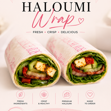 Halloumi wraps