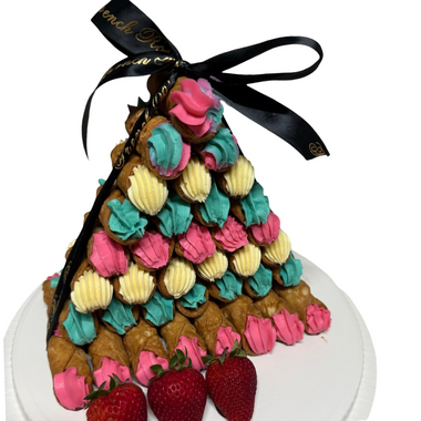 Gender Reveal Cannoli Tower