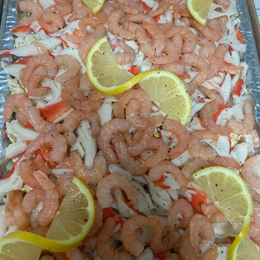 Seafood medium pasta salad
