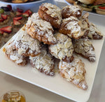 Mini almond croissants