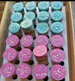 Gender reveal dessert cups x24 cups