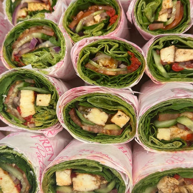 Halloumi wraps