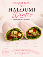 Halloumi wraps