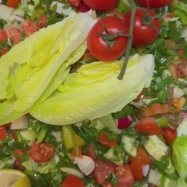 Medium fattoush tray