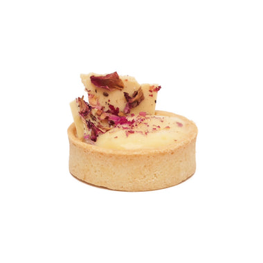 Rose custard Tart